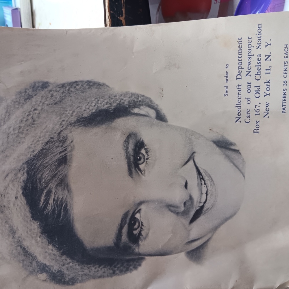 Vintage Black and White Portrait Photograph Print